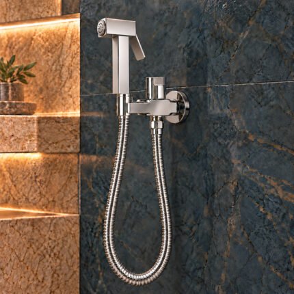 Square Jet Spray — Chrome — Full Kit